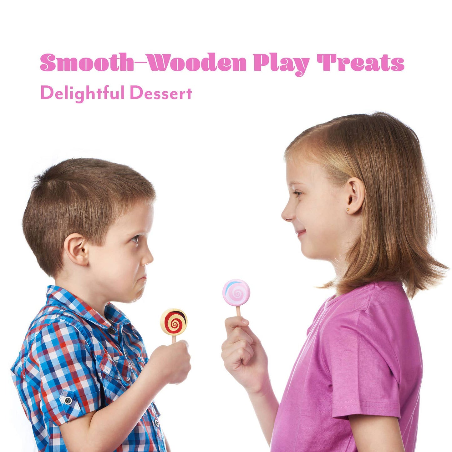Wooden Dessert Play Set for Kids