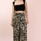 Sweetheart Neckline Black Crop Top