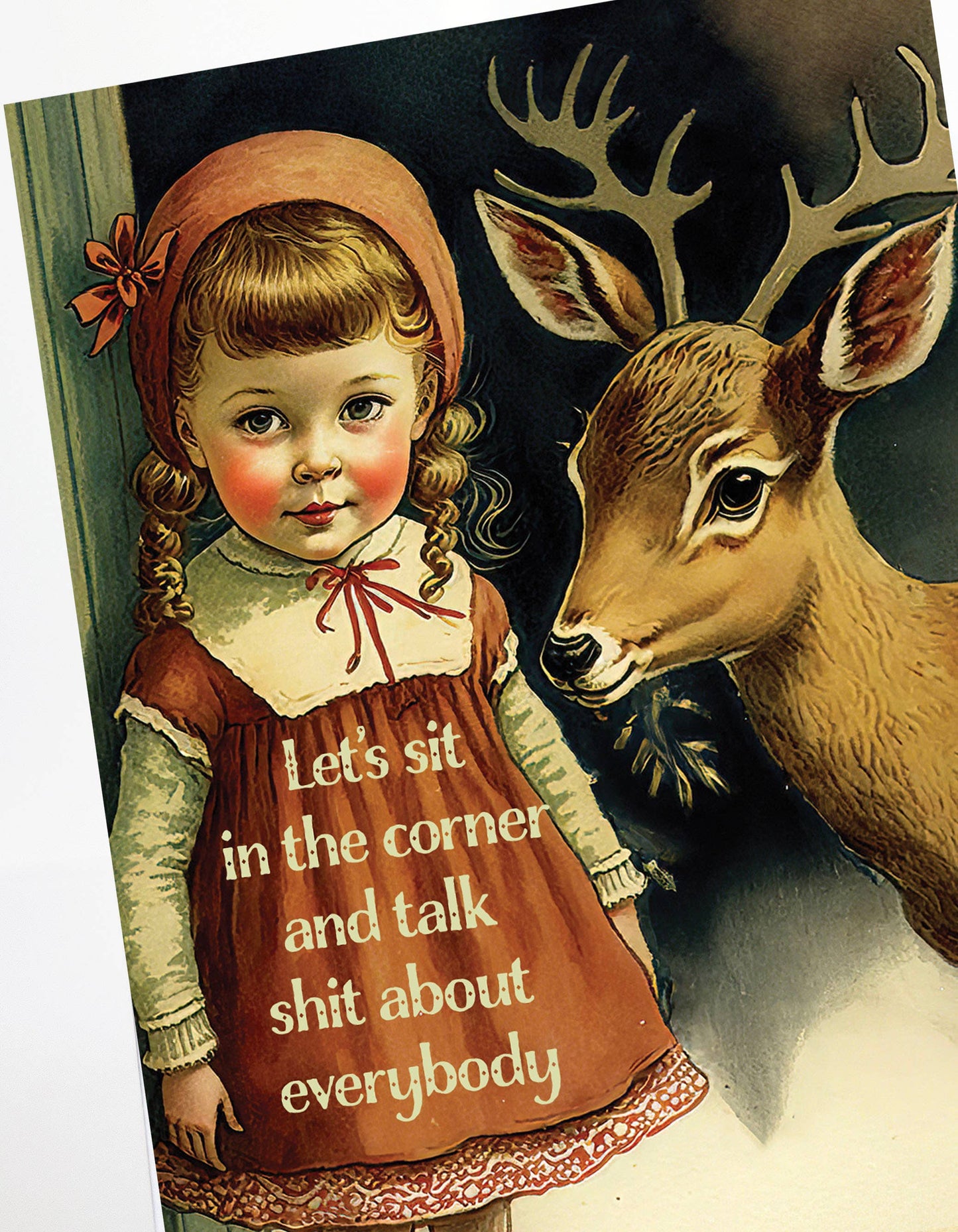 Let's Talk Sh*t Greeting Card