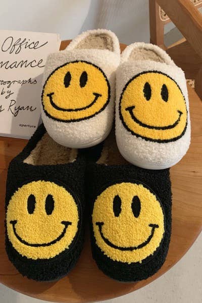 Smiley Face Slippers