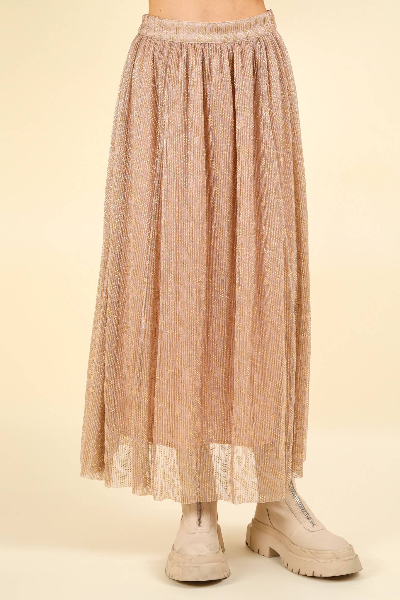 Champagne Tulle Skirt