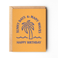 Sunny Days Many Waves - Beach Surf Birthday Card