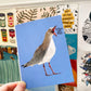What the Shit Funny Seagull Greeting Card