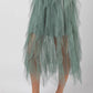 Sage Tulle Waterfall Holiday Skirt