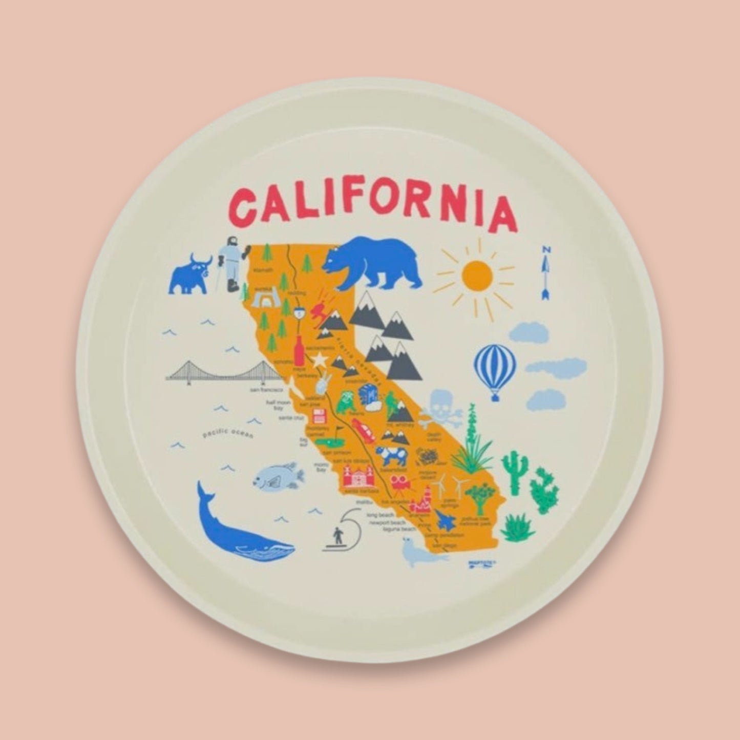 California Round Tray