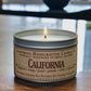 California-Inspired Soy Travel Candle