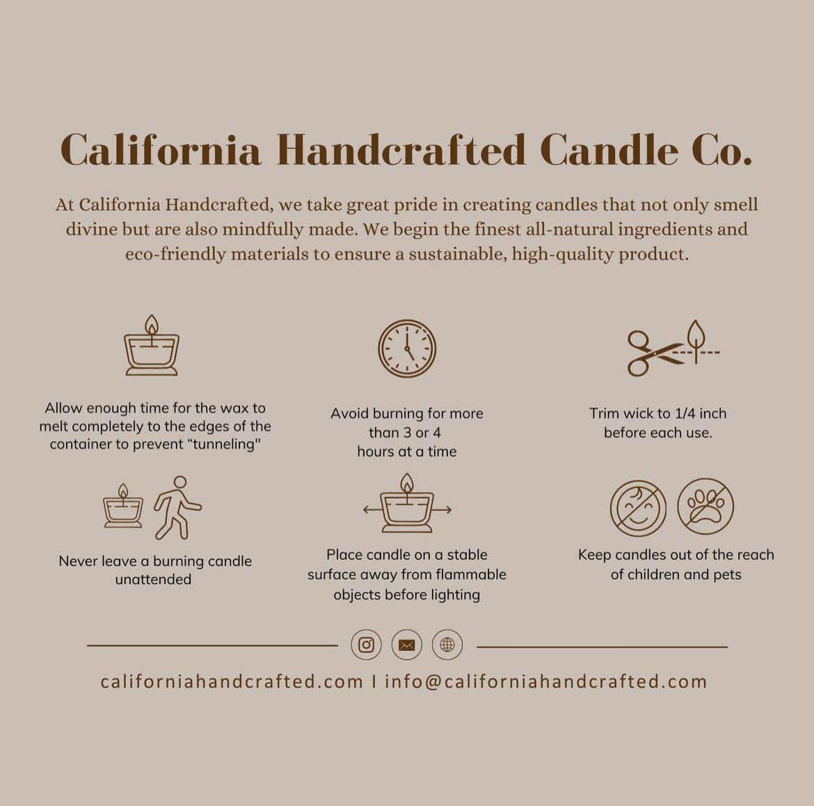 California Poppies Signature Scent Soy Travel Candle