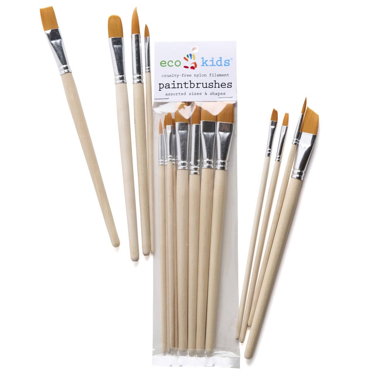 eco-kids paint brush set