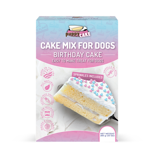 Puppy Cake Mix For Dogs  - Birthday Cake with Sprinkles