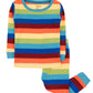 Kids Two Piece Cotton Pajamas - Colorful Stripes