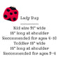 Ladybug Cape, Halloween Costume or Dress Up Cape