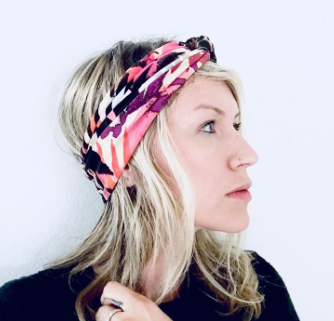 Mix Print Twist Turban Headband