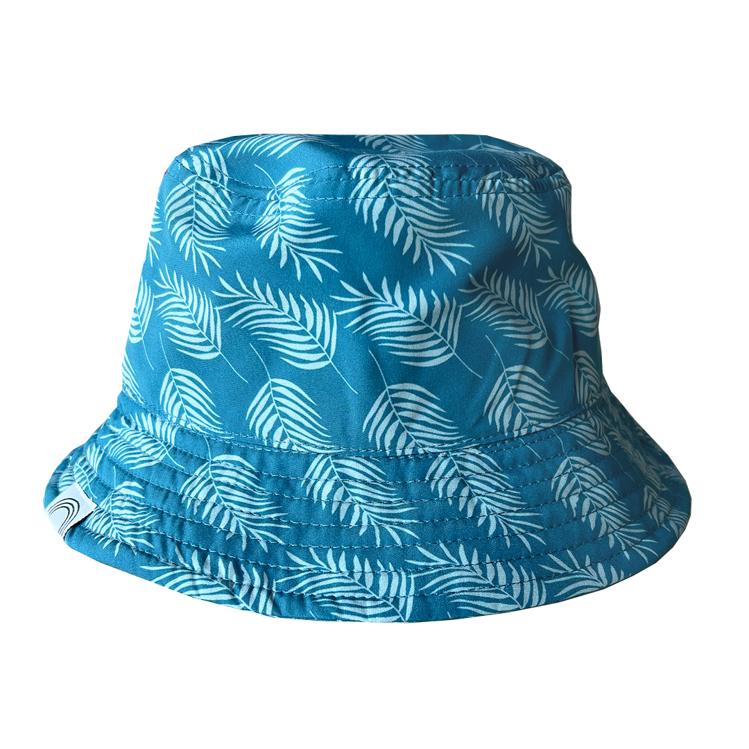 Palms in Paradise Summer UV Protection Bamboo Bucket Hat