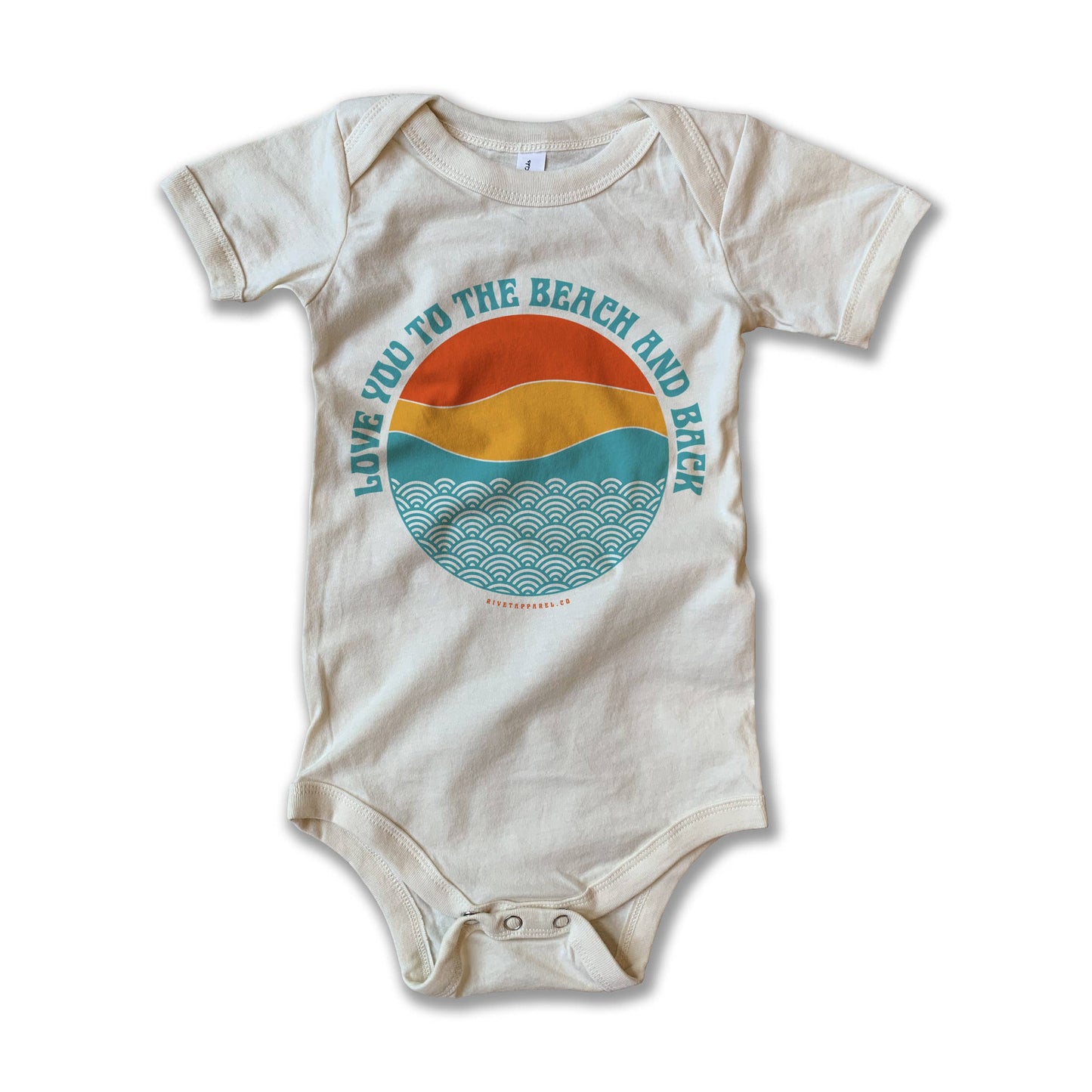 Love You To The Beach and Back Baby Onesie