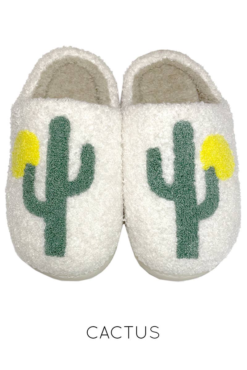 Cozy Cactus Slippers