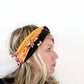 Turban Headband, Upcycled Mixed Fabric Turban, Eco Friendly