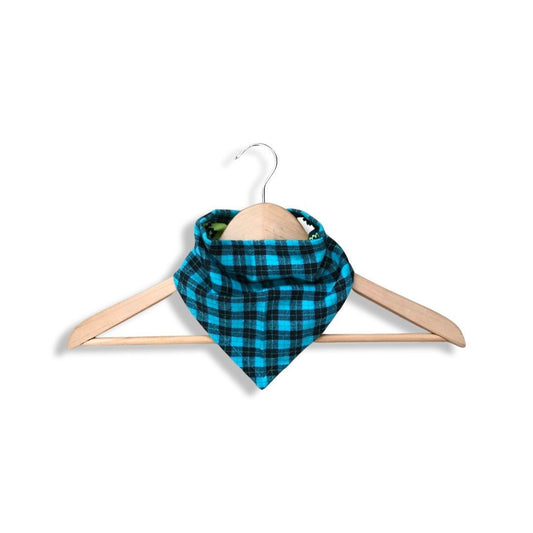 Flannel Plaid Bandana Bib, Little Lumberjack Bibdana