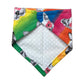 Rainbow Pup Print Baby Bandana Bib