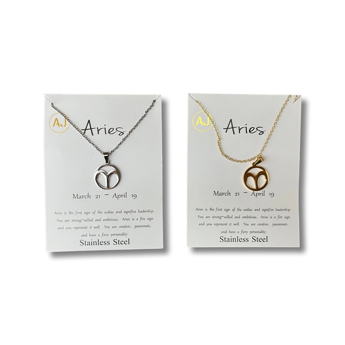 Aries Necklace - Zodiac Sign Necklace